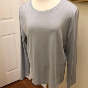 Silver blouse